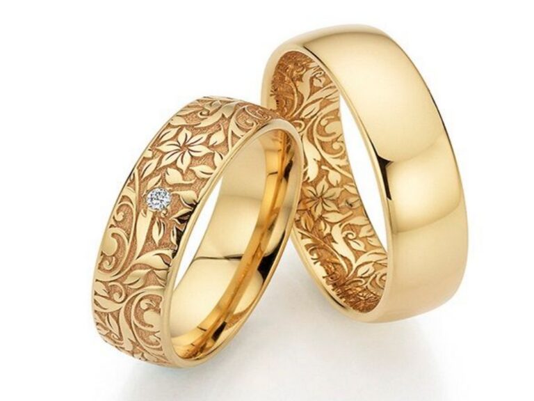 Herr Vigselring 7407/060 – Elegant 6mm Ring i 18K Guld