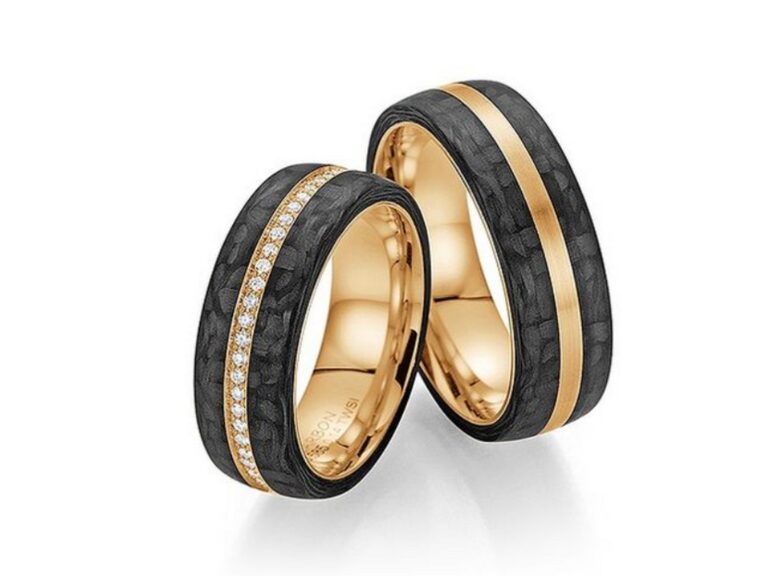 Vigselring Daydreams Carbone – Elegant Ring i 18K Guld Vigselring Daydreams Carbone – Elegant Ring i 18K Guld
