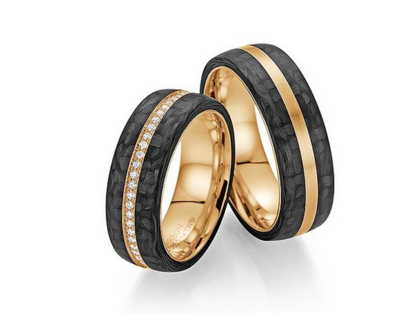 Vigselring Daydreams Carbone – Elegant Ring i 18K Guld Vigselring Daydreams Carbone – Elegant Ring i 18K Guld