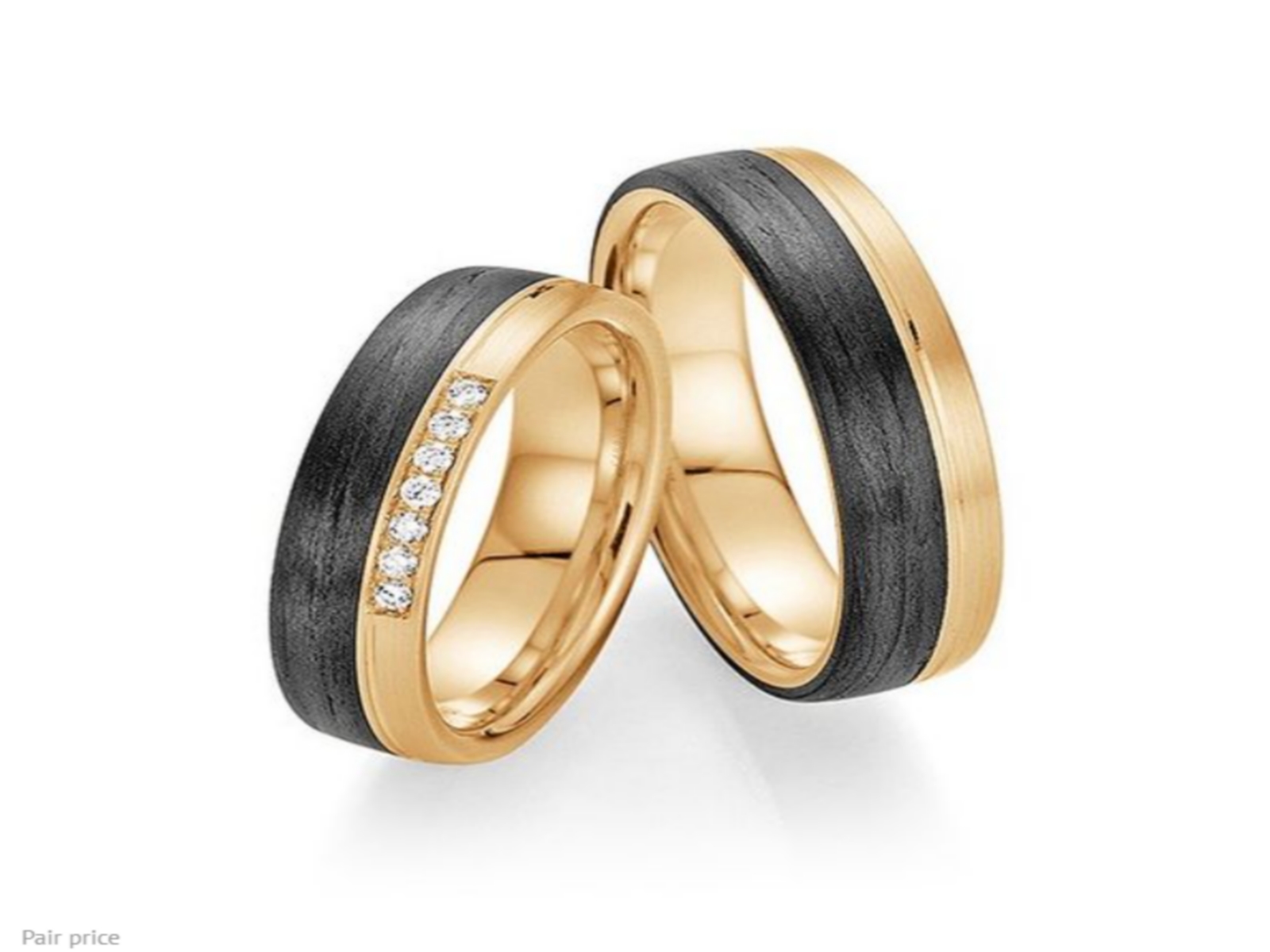 Fischer Vigselring Magic Moments Carbone – Exklusiv Design i 18K Guld Fischer Vigselring Magic Moments Carbone – Exklusiv Design i 18K Guld
