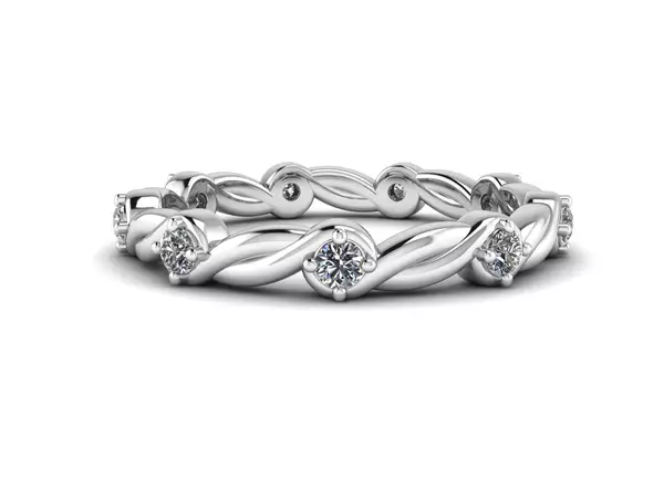 Diamantring allians Sera 0,27 18k
