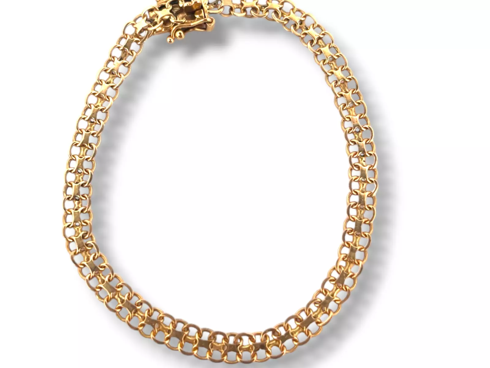 18k X-länk armband 7.5 gram