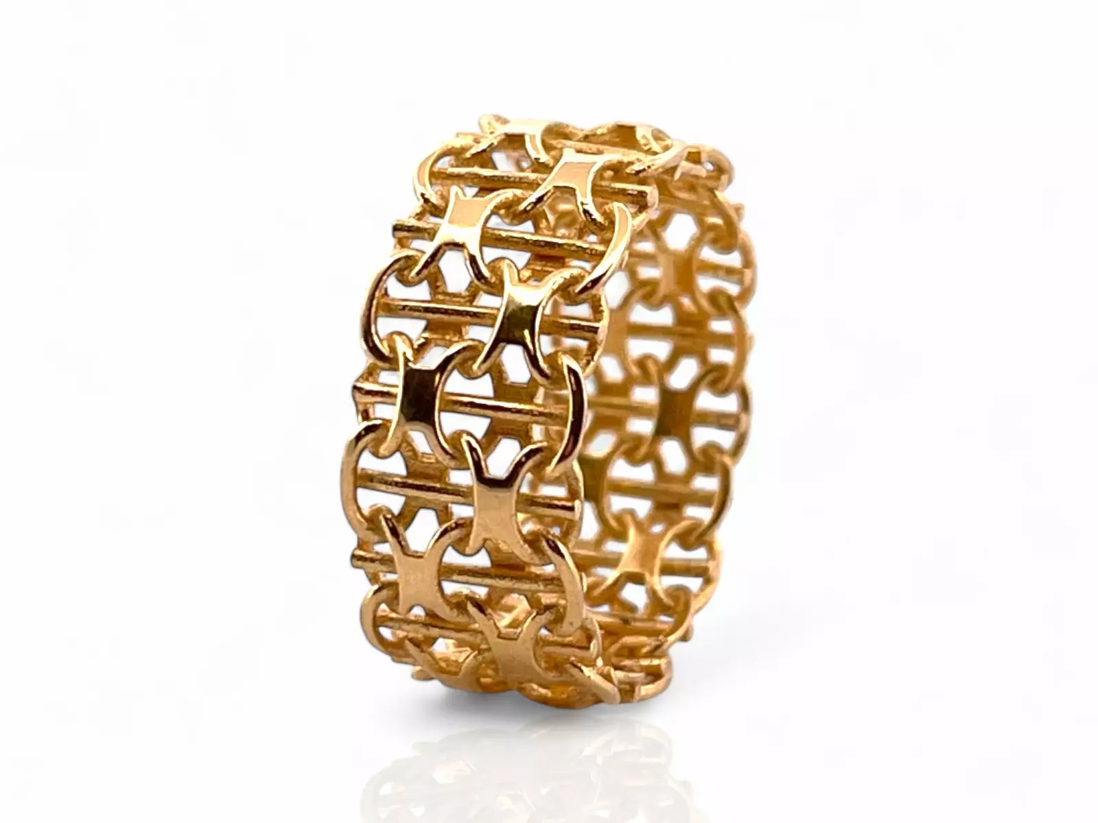 X-Länk ring 18k guld 2X