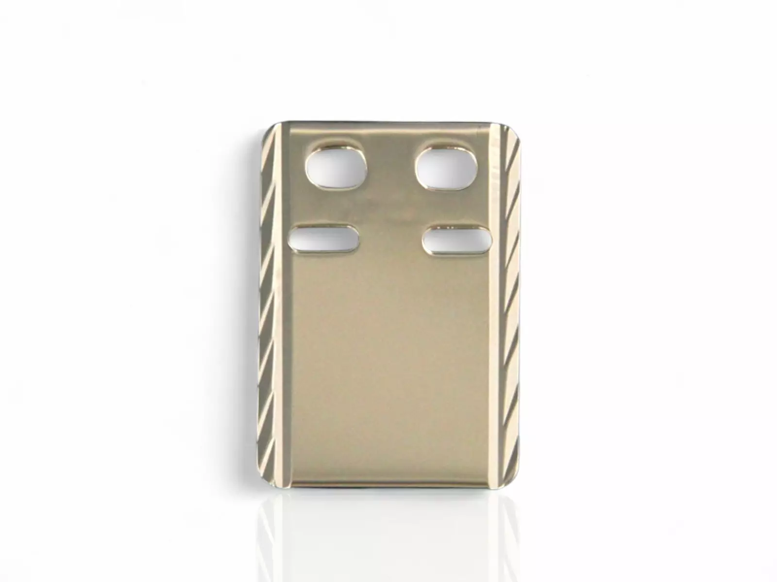 ID-Bricka Facetterad 18k 19mm