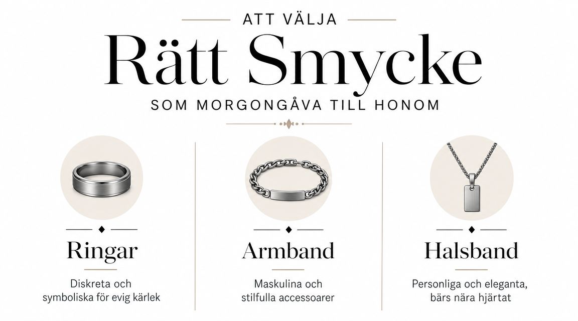 Att Välja Rätt Smycke som Morgongåva till Honom