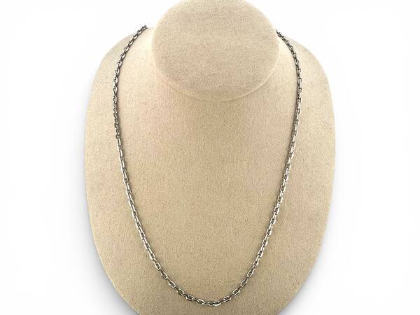 18k Vitguld ankar halsband 10.2g