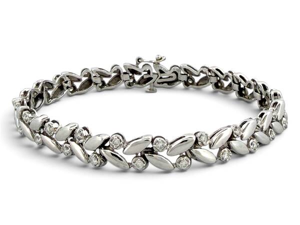 18k Diamantarmband 14.6g