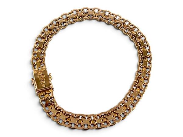 18k X-länk armband 12.9g