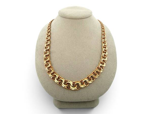 18k Bismarck halsband 34.8g
