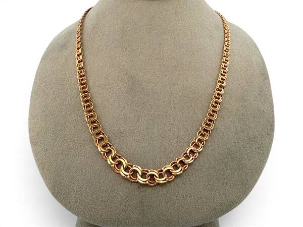 18K Bismarck halsband 13.2 gram